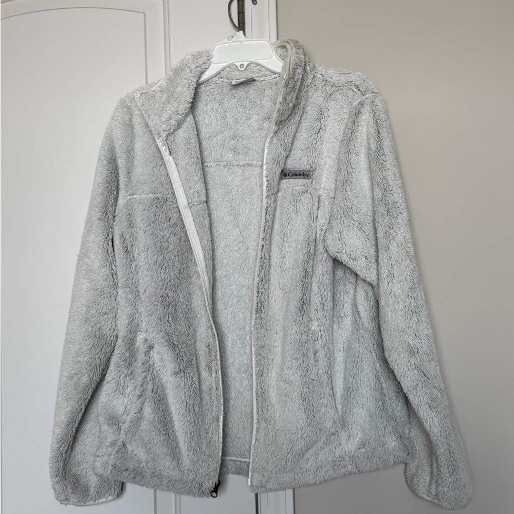 Columbia Women's Soft Gray Teddy Jacket